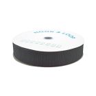 Klittenband hard zwart per rol 50 mm