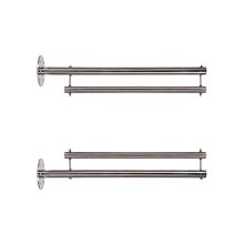 Baniersteun set van 2 60 cm haaks