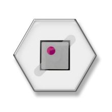 Magnetisch ophangplaatje 5x5 cm