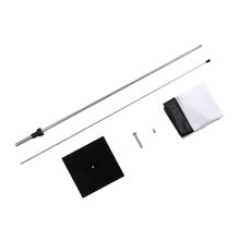 Mast Roma 45 x 180 cm inclusief stalen voetje