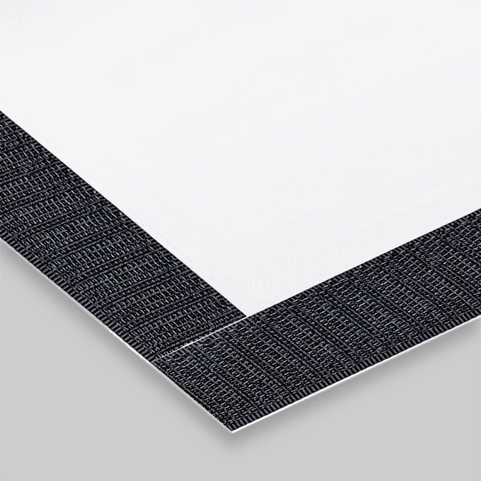 Blanco doek met klittenband