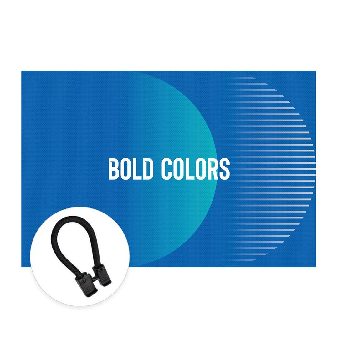 Doek met stormfix ringen