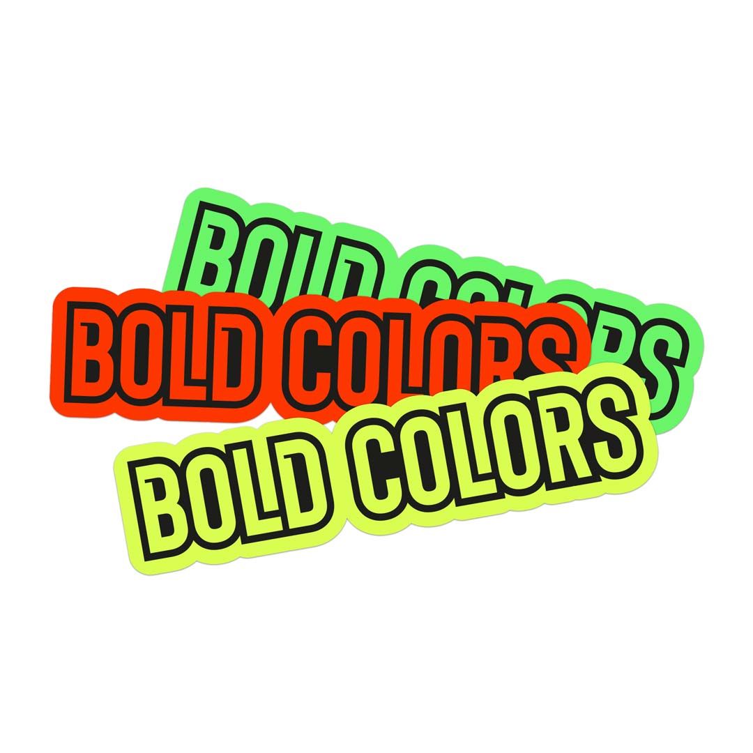 Fluorescerende stickers