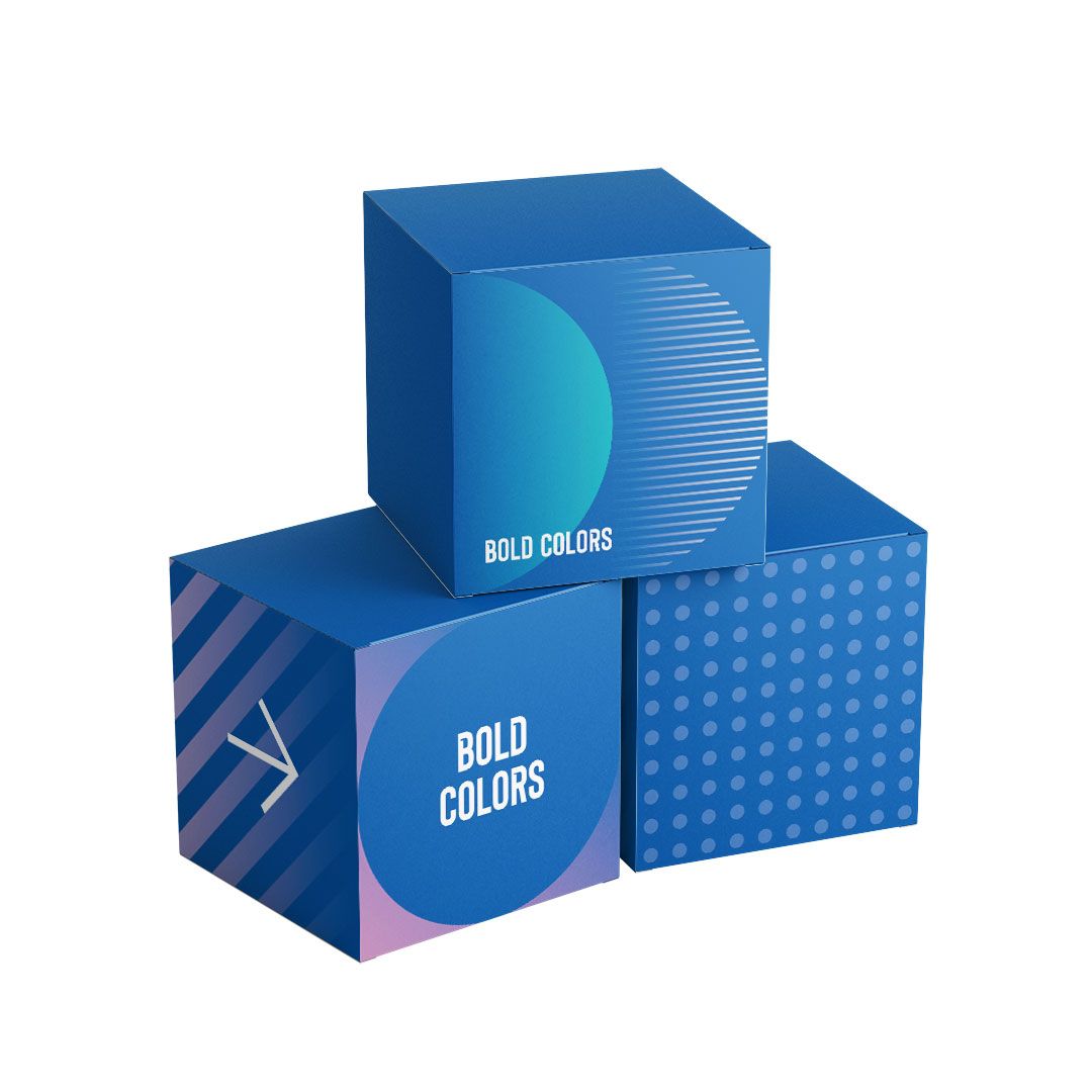 Gesloten kubus golfkarton