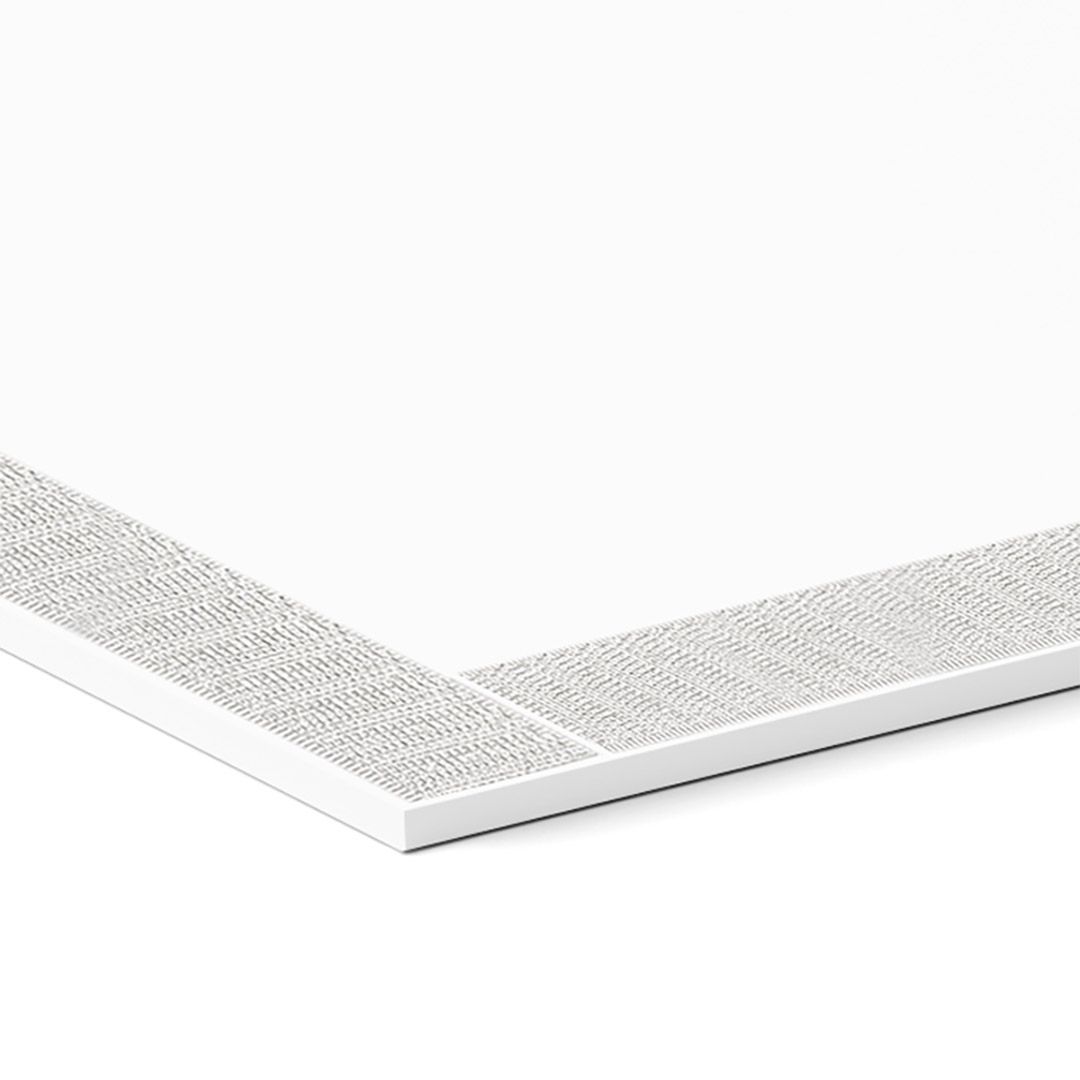 Panelen voorzien van klittenband