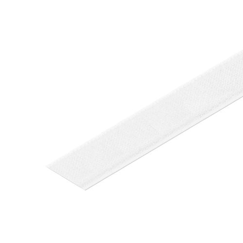Klittenband zelfklevend hard wit 30 mm