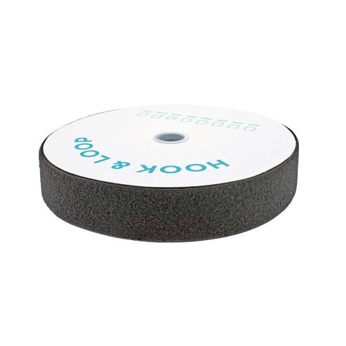 Klittenband zelfklevend zacht zwart per rol 50 mm