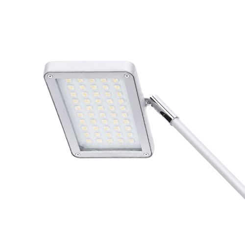 LED lamp textielframe zilver