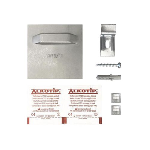 Paneel ophangplaatje 10 x 10 cm