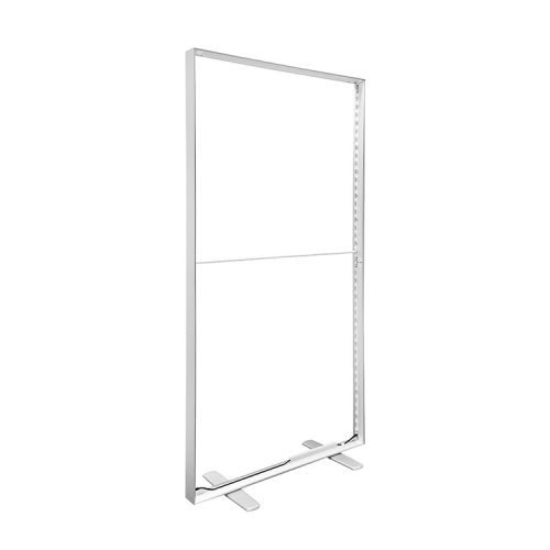 Popup LED frame aluminium 100 x 225 cm