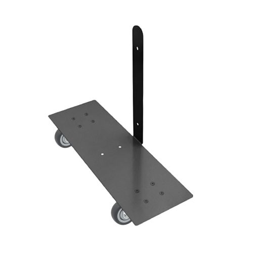 Voet luxe zwart met wielen