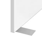 Halve simpele voet zilver